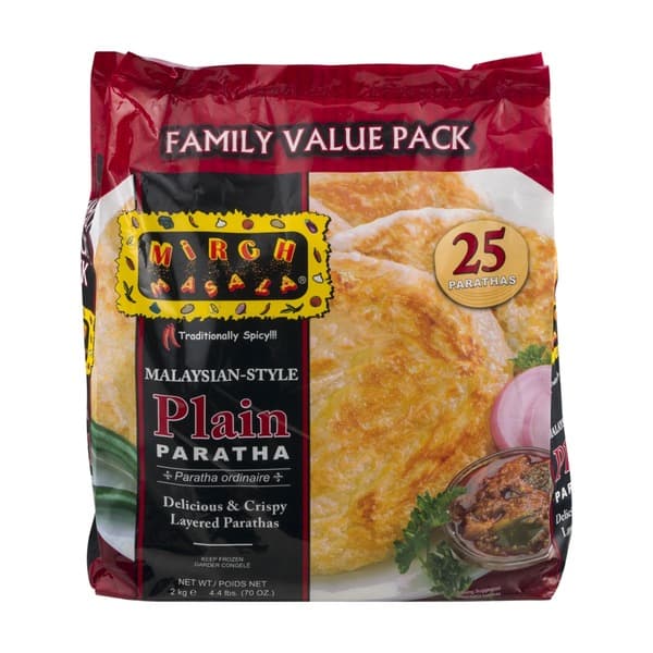 Mirch Masala Frozen Paratha Family Value Pack 25 Pcs