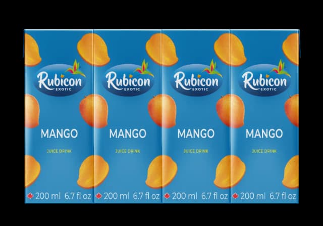 Rubicon Mango Juice 4x 200ml packs